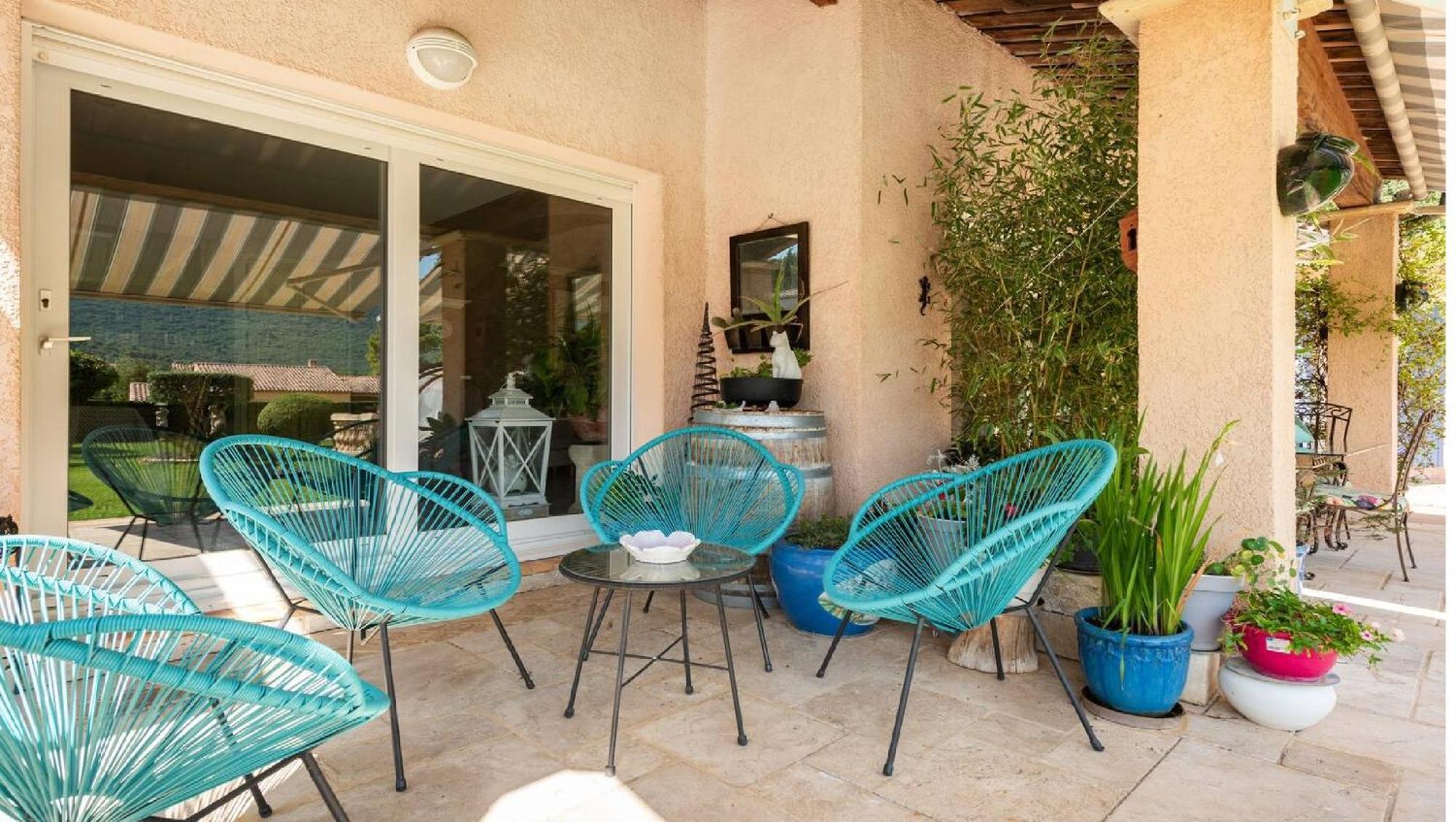 Chambre Et Table D'Hotes Villa Pomponette Nans-les-Pins Luaran gambar